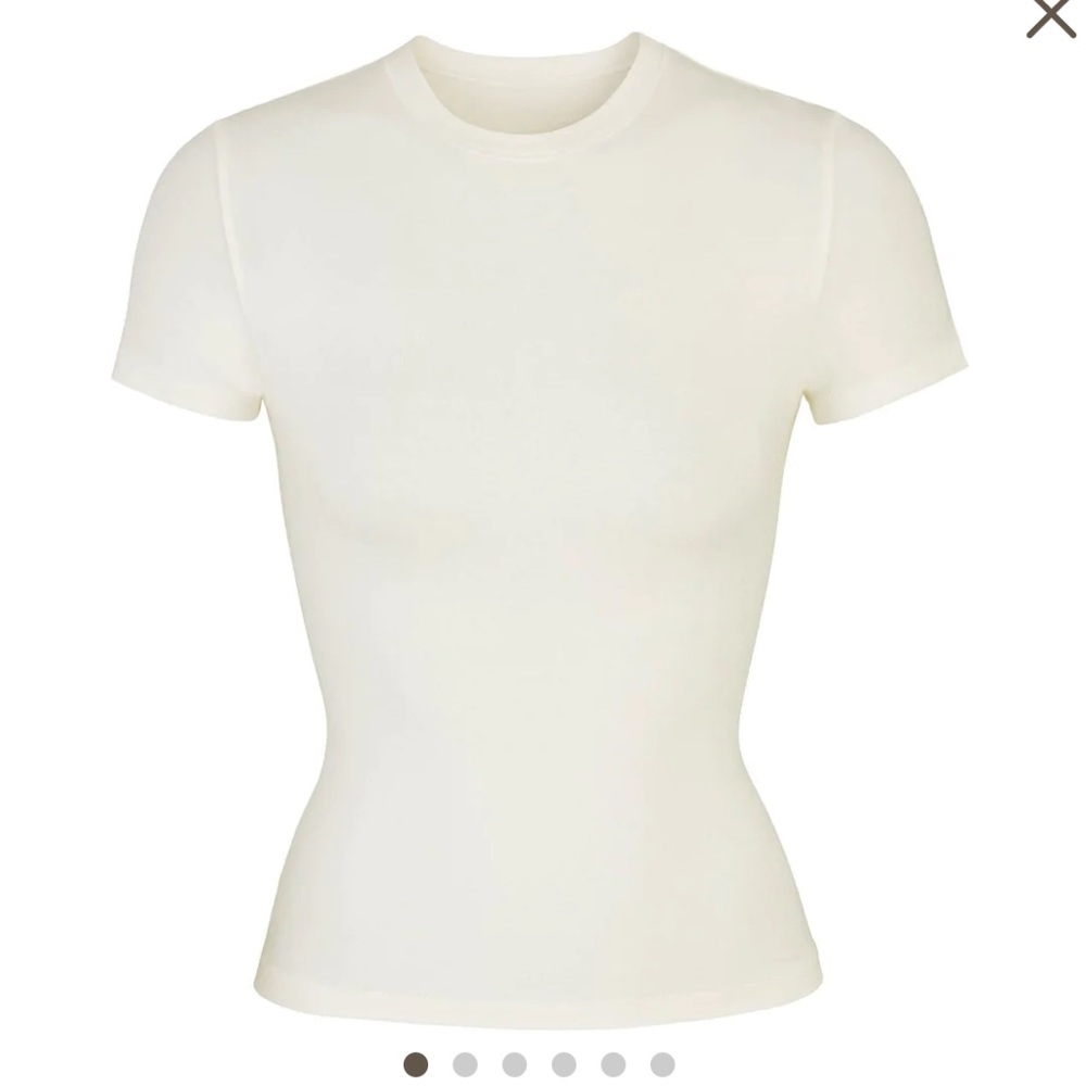 SKIMS Cotton Jersey T-Shirt - Bone